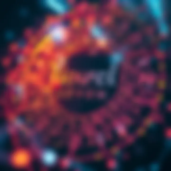 A futuristic illustration of blockchain innovation and its impact on the future