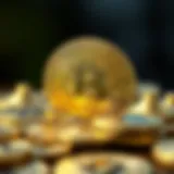 Conceptual illustration of digital currency transformation