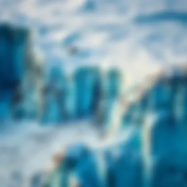 An aerial view of an avalanche site, highlighting the aftermath and safety considerations.