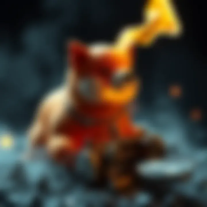 Conceptual representation of cryptocurrency burning mechanism