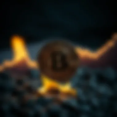 Graph showing economic impacts of coin burning