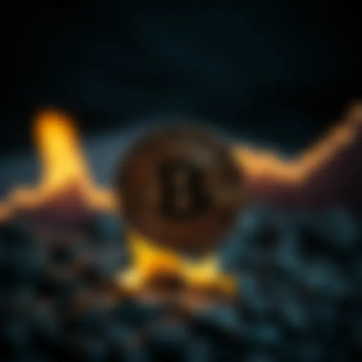 Graph showing economic impacts of coin burning