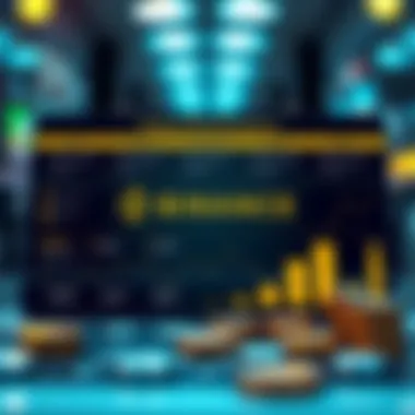 An infographic detailing Binance services