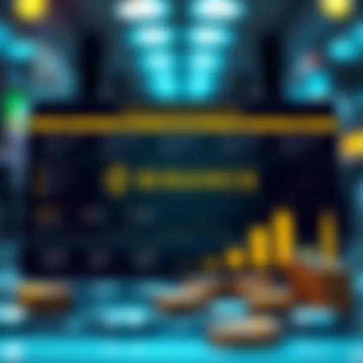 An infographic detailing Binance services