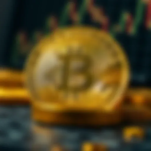 Visual representation of Bitcoin's market fluctuations