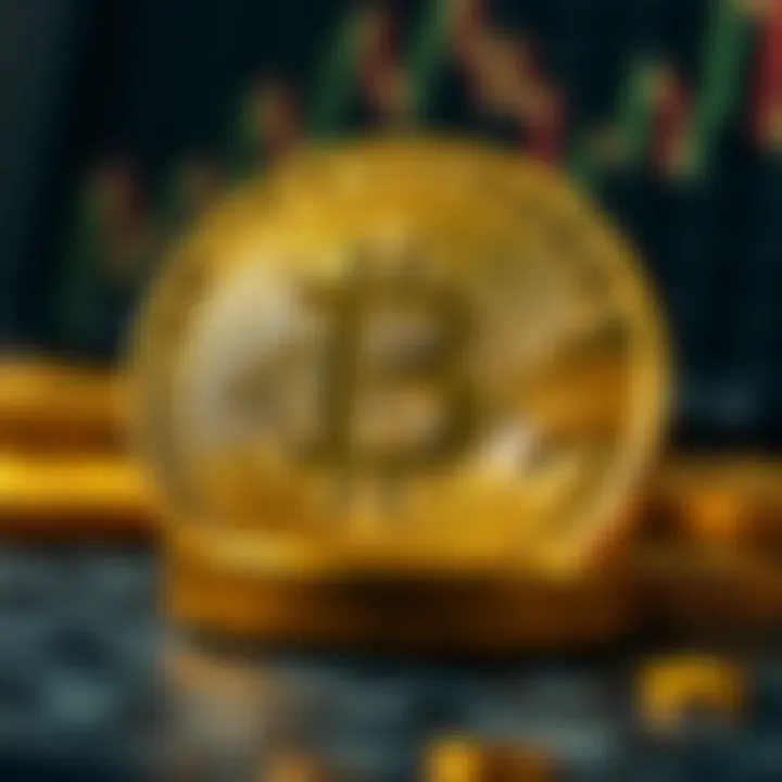 Visual representation of Bitcoin's market fluctuations