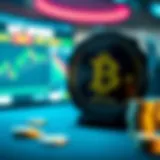 Visual representation of Bitcoin poker platforms