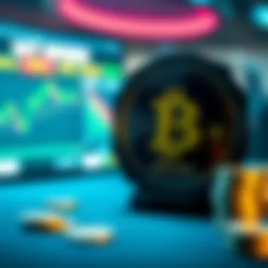 Visual representation of Bitcoin poker platforms