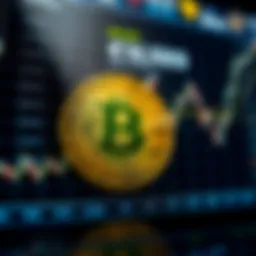 Graph showing Bitcoin price fluctuations over time