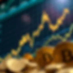 Graph showing Bitcoin price fluctuations over time