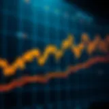 Real-time Bitcoin price chart showcasing fluctuations