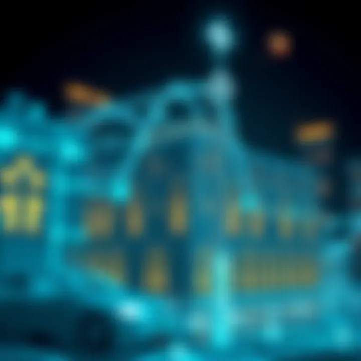 Visualizing blockchain technology architecture