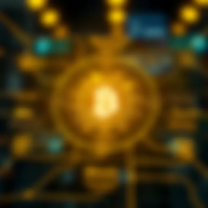 Diagram illustrating blockchain technology and its components