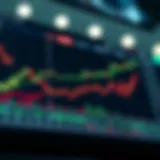 A detailed chart illustrating cryptocurrency market trends