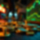 Conceptual representation of carry trade strategy in finance