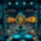 Illustration of centralized cryptocurrency systems depicting control