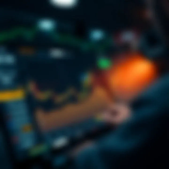 User interface of a cryptocurrency tracking tool