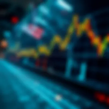 An analytical graph showcasing cryptocurrency trends