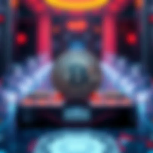 A futuristic representation of digital assets