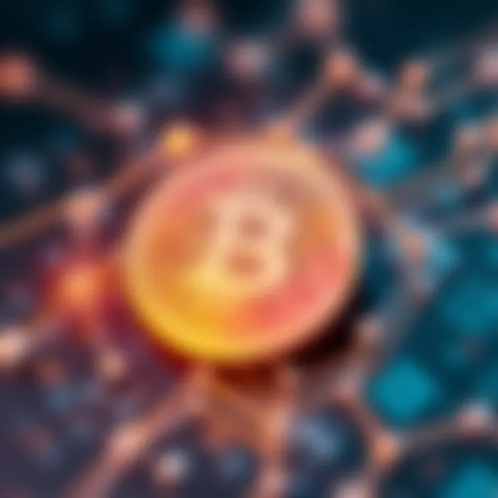 Illustration of technological advancements in blockchain