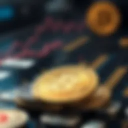 Conceptual representation of the evolution of cryptocurrency