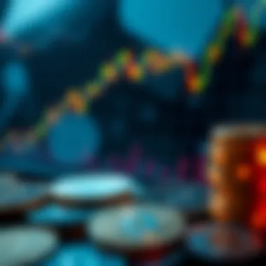 Market analysis chart showing trends in cryptocurrency investments