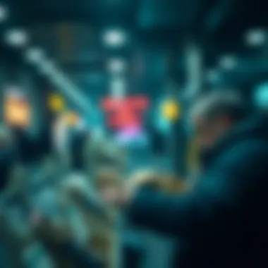 Visual representation of consumer behavior towards digital purchases