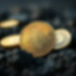 Visual representation of cryptocurrency evolution