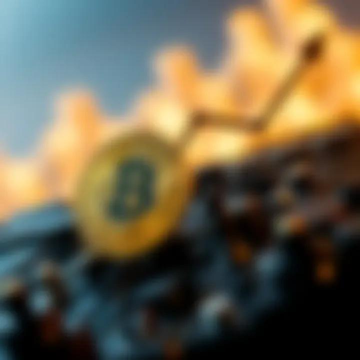 Visual representation of cryptocurrency growth