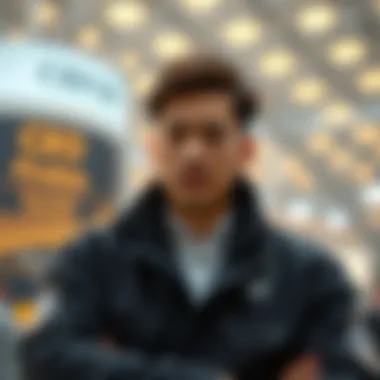 Visual representation of cryptocurrency innovation