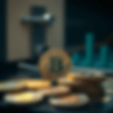 Conceptual representation of cryptocurrency investment fundamentals