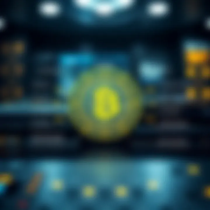 Diagram showing the technological background of cryptocurrencies