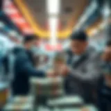 Exchanging currency at a bank for better rates