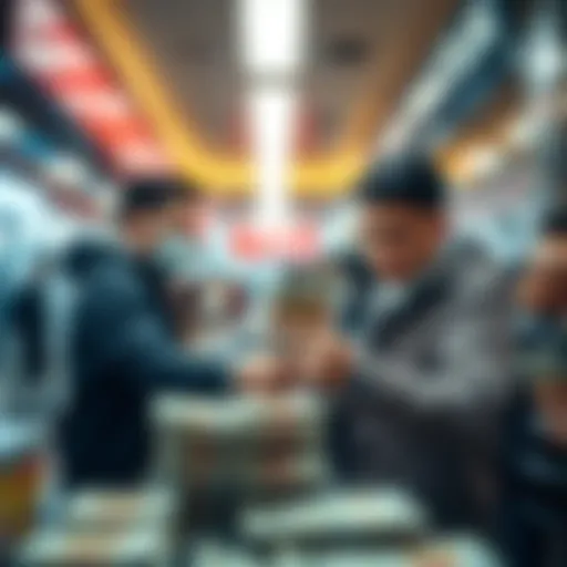 Exchanging currency at a bank for better rates