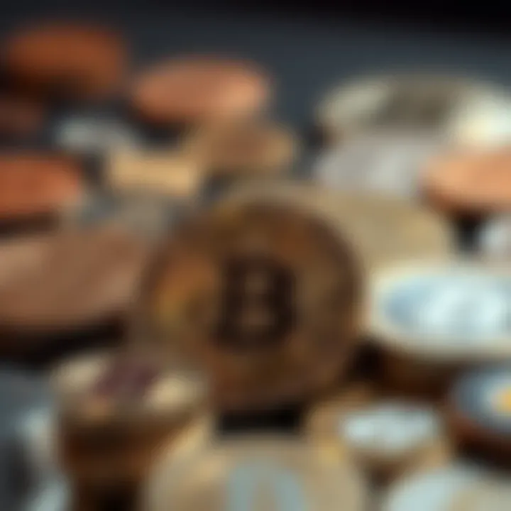 A diverse range of cryptocurrencies available