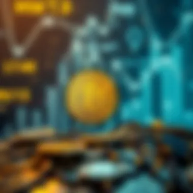 An abstract representation of economic transformation due to cryptocurrency