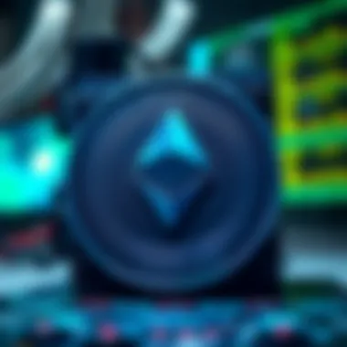 Infographic of necessary hardware for Ethereum mining