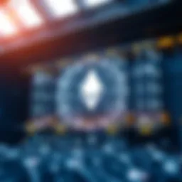 Visualization of Ethereum Work network architecture