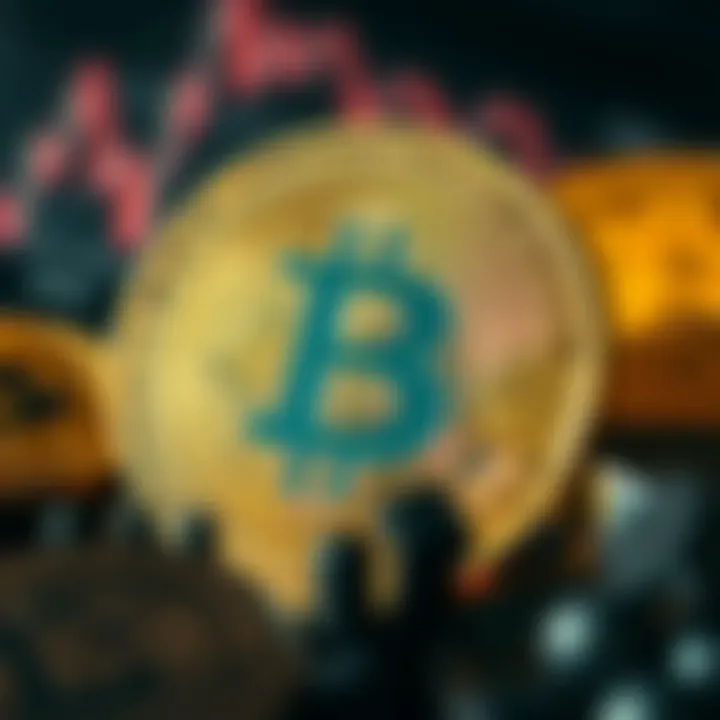 Visual representation of factors influencing Bitcoin price fluctuations