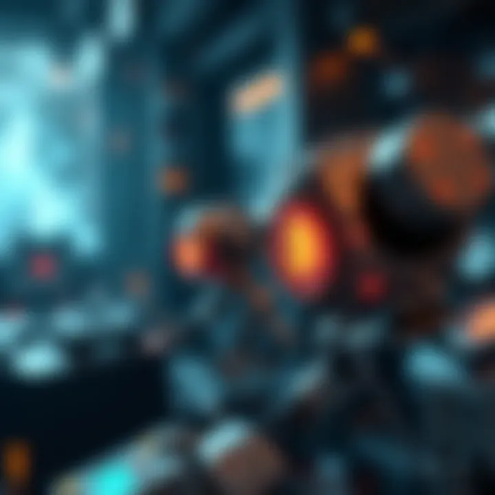 An abstract representation of blockchain efficiency