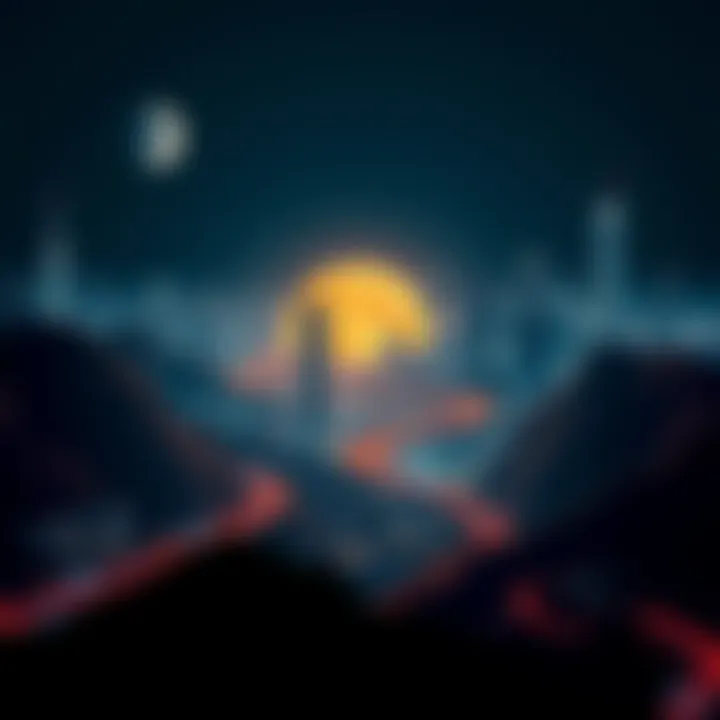 Futuristic depiction of digital economy in the Web3 era