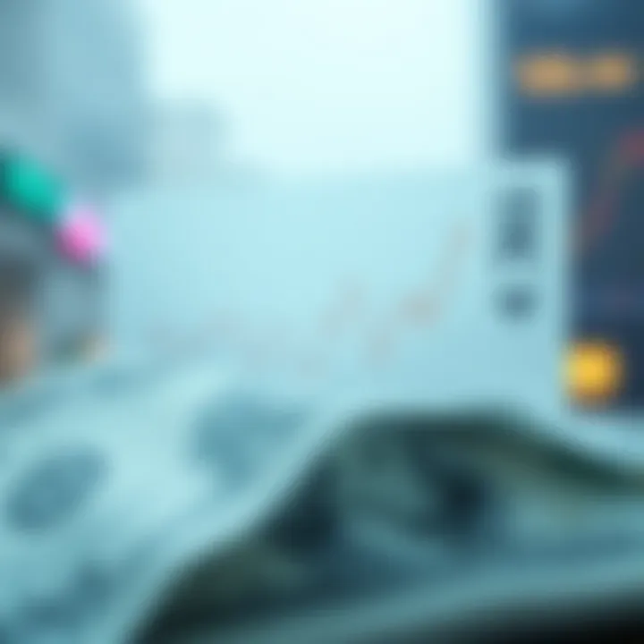 Graph illustrating the historical exchange rates between the dollar and the won.