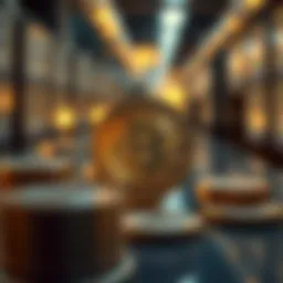 Illustration of institutional cryptocurrency custody services