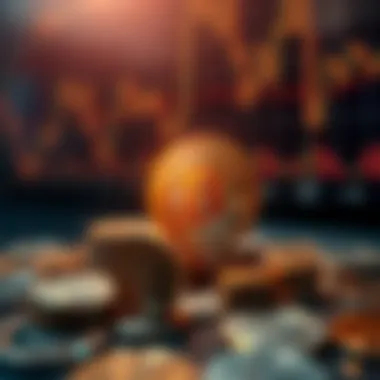 A conceptual image depicting investment growth in crypto markets