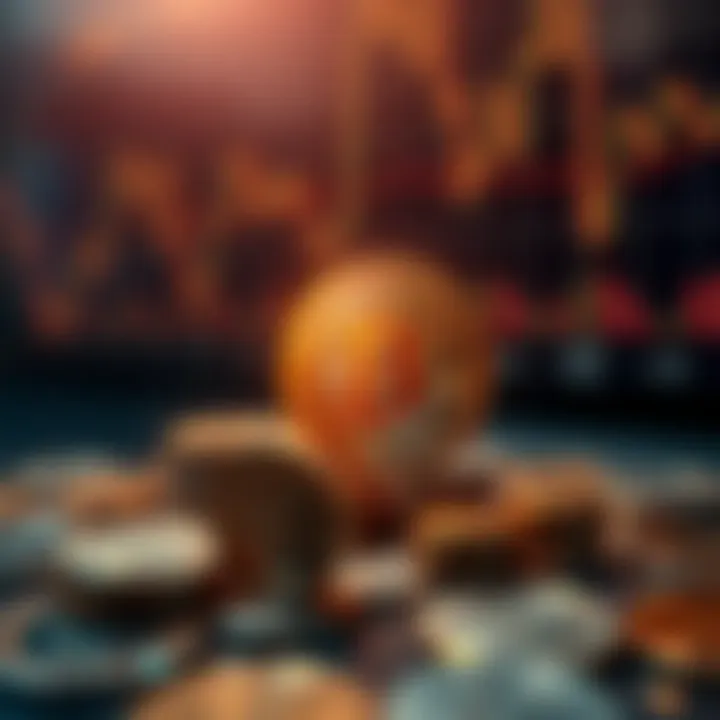 A conceptual image depicting investment growth in crypto markets