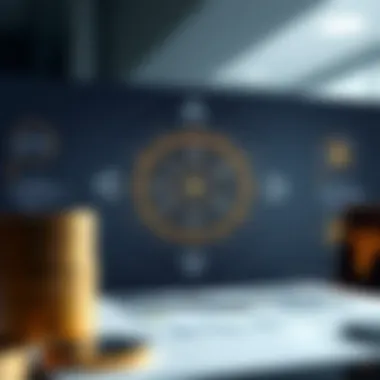 An intricate diagram illustrating investment strategies in cryptocurrency