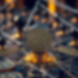 Innovative blockchain technology concept