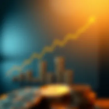 Chart depicting long-term investment growth