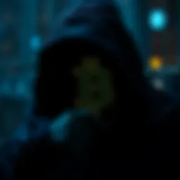 Conceptual representation of privacy in cryptocurrency