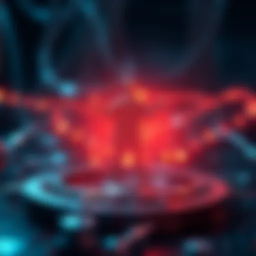 Blockchain technology representation